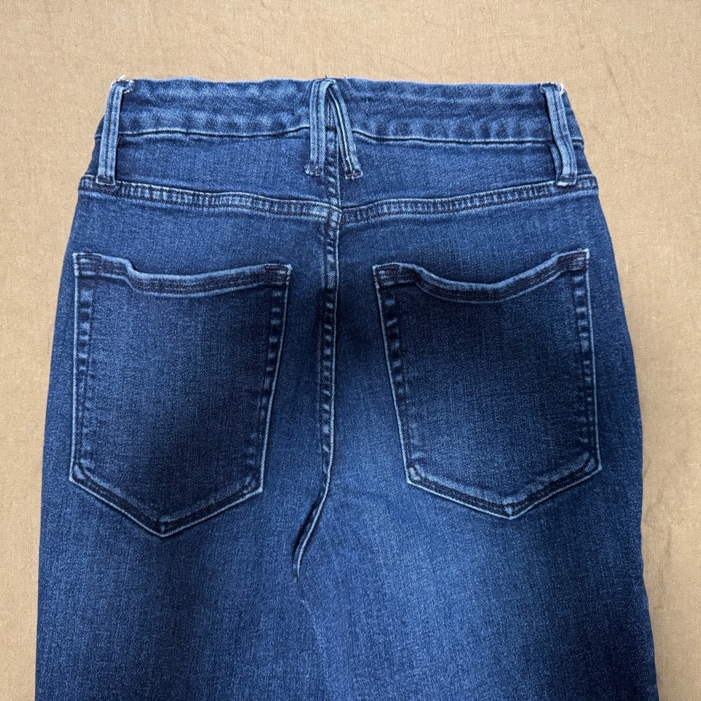 Good American GOOD LEGS Skinny High Rise Stretch Denim, frayed ankle - Picture 6 of 8